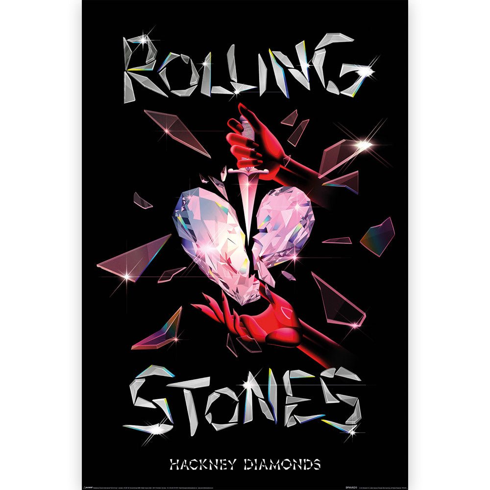 ROLLING STONES ローリングストーンズ (来日 35周年 記念 ) - HACKNEY DIAMONDS / ポスター - PGS